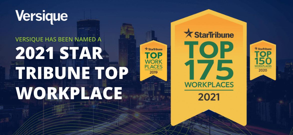 Versique Search and Consulting Named a Star Tribune Top 175 Workplace in 2021