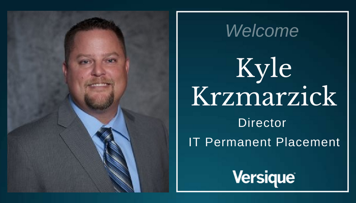 Versique Hires Kyle Krzmarzick as Director, IT Permanent Placement