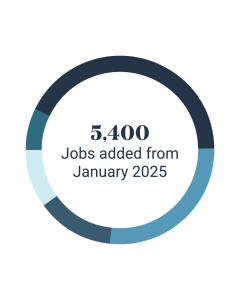 February 2025 Employment Trends - Versique Executive Recruiters February Employment Trends - Jobs Added